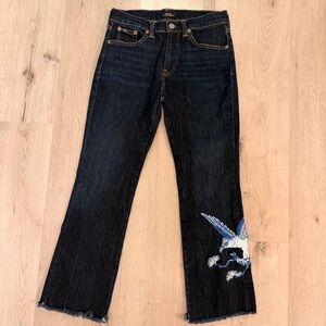 Authentic Polo by Ralph Lauren Chrystie Kick-Flare Crop Jean | size 25